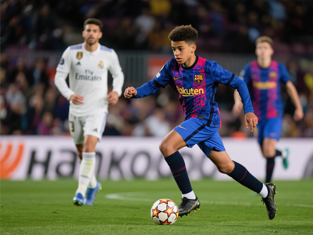 巴塞罗那本赛季对阵皇马的战绩可以用“统治”来形容。4场比赛,4场胜利,这种对宿敌的压制是近年来少见的。而在这背后,亚马尔的贡献不可忽视。他的每一次触球、每一次突破,都让皇马的后防线如临大敌。值得一提的是,这位17岁小将不仅在进攻端大放异彩,他的比赛态度和团队配合也得到了教练组的高度认可。正是这种全能的表现,让他在队内迅速站稳脚跟。