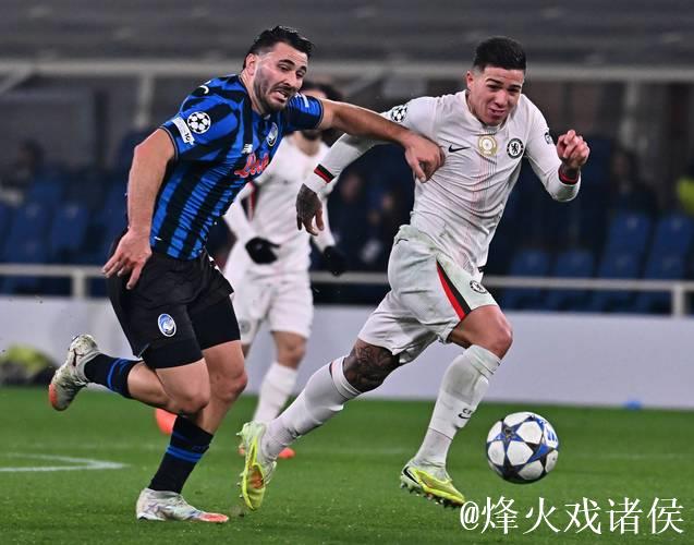 欧冠：切尔西1-2不敌亚特兰大，四连不胜跌出前八